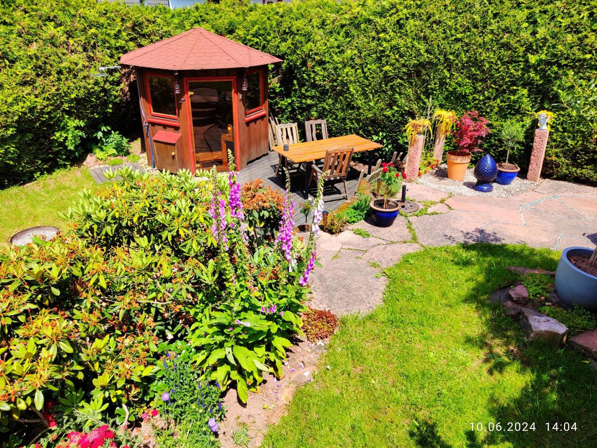 Ferienhaus Marre - Mit Grill, Feuerstelle Und Gartensauna Waldbrunn  Dış mekan fotoğraf